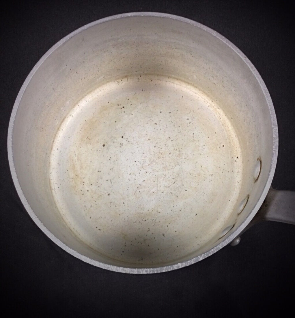 Vintage French Bourgeat Saucepan "Série Collectivité" Aluminum 18" - 6