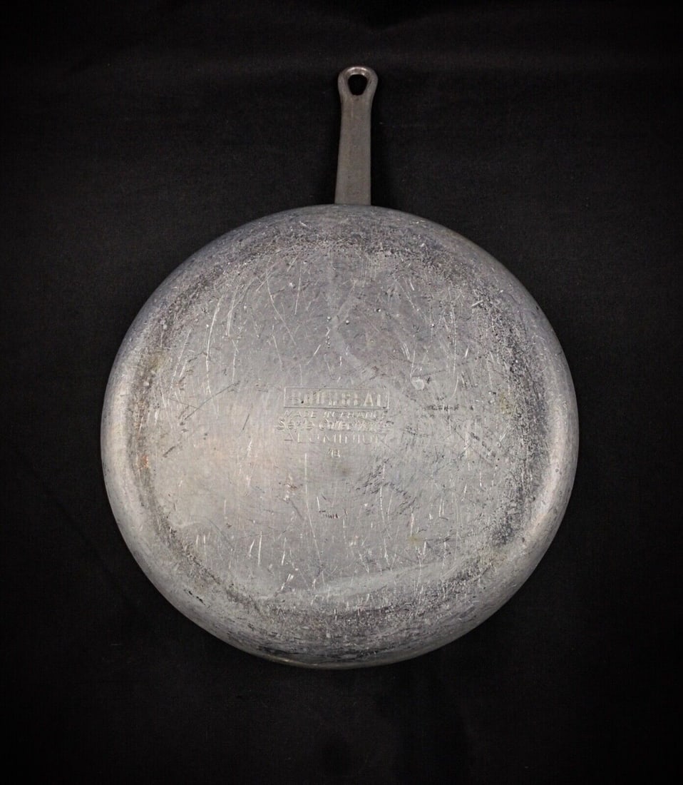 Vintage French Bourgeat Saucepan "Série Collectivité" Aluminum 18" - 8