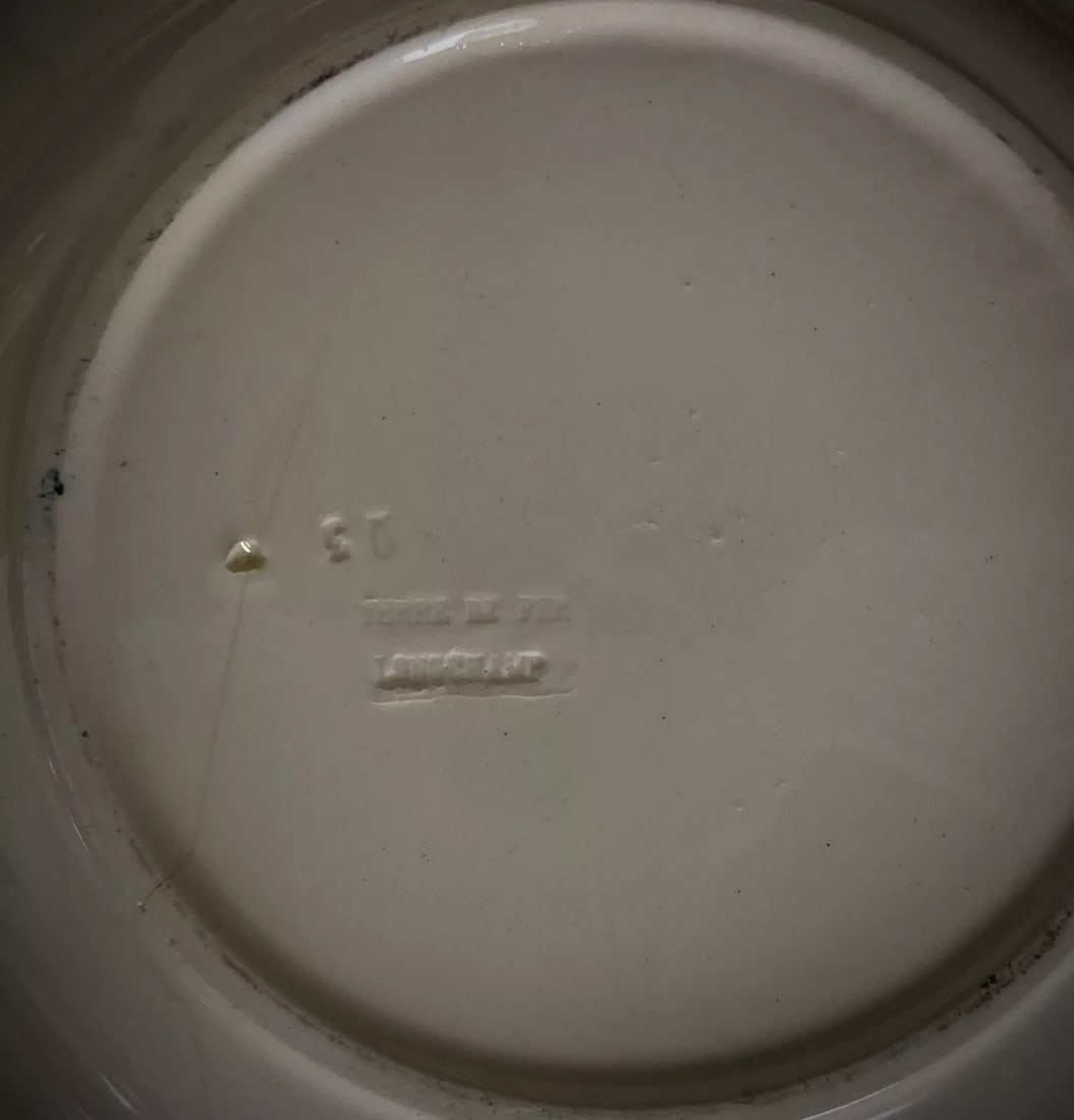 Antique 19th Century Set of 6 Longchamp Bella Pattern Deep Plates - 3