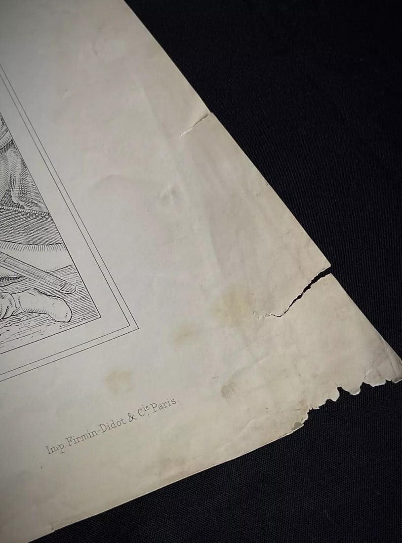 Late 19th-Century French Engraving, "Clovis at the Battle of Tolbiac" - 9