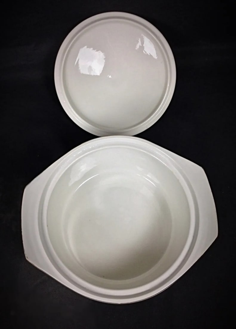 Antique and Rare Floral Faience Soup Tureen by Digoin Sarreguemines Thai - 6