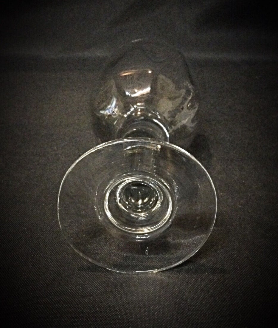 Lot of 5 Crystal Wine Glasses - Mid 20th Century - 5