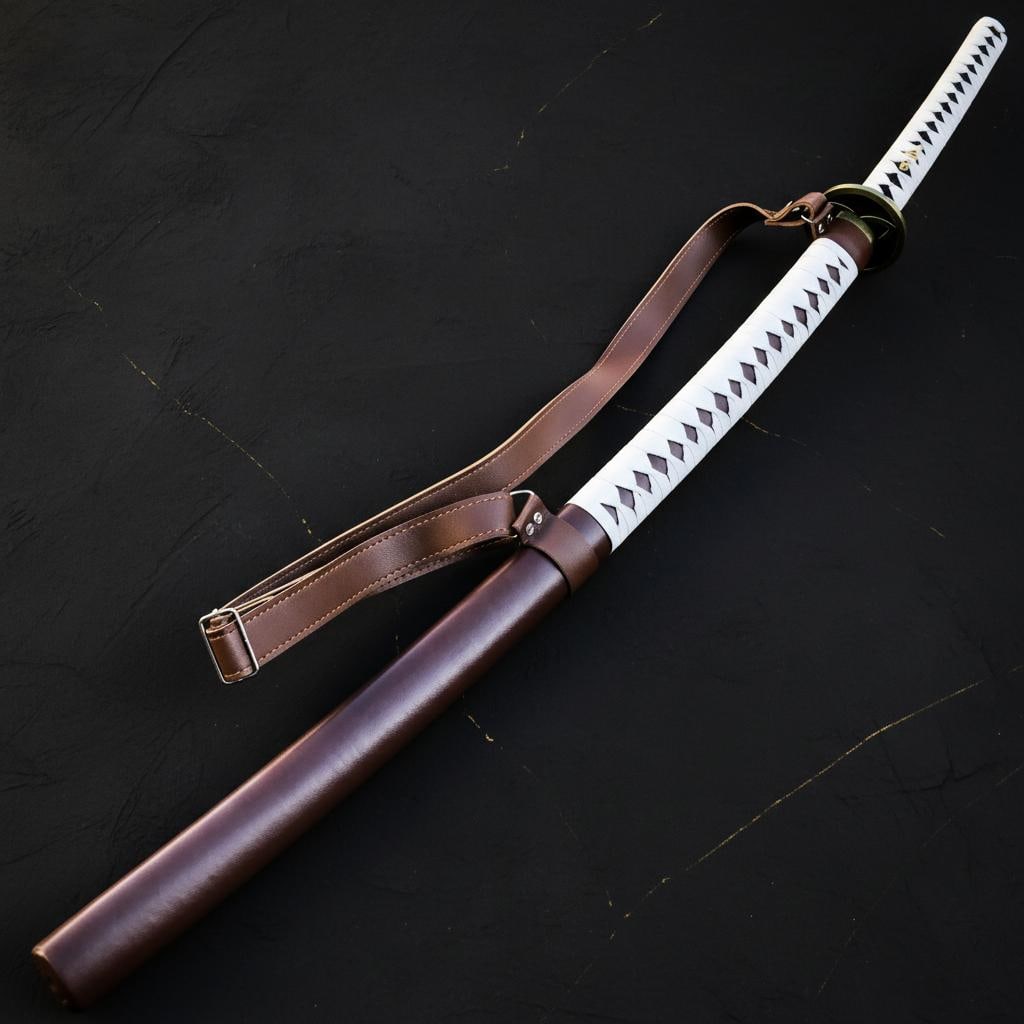 Michonne's Katana Replica 41" The Walking Dead Samurai Sword Carbon Steel Blade NEW - 5