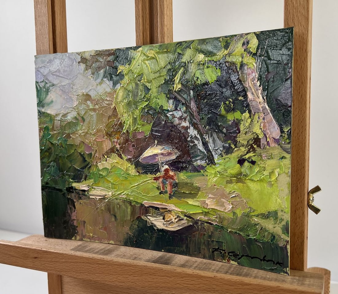 Oil painting Summer vacation Boris Serdyuk - 2