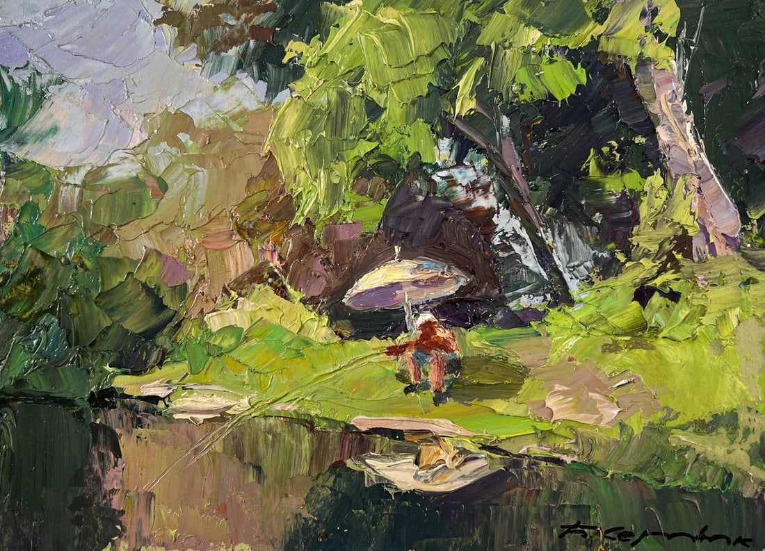 Oil painting Summer vacation Boris Serdyuk - 3