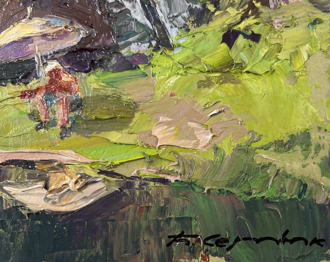 Oil painting Summer vacation Boris Serdyuk - 5