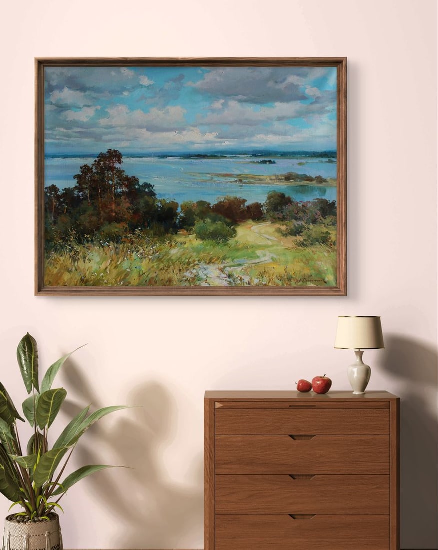 Oil painting June's quiet walls Yuriy Suprunchuk - 2