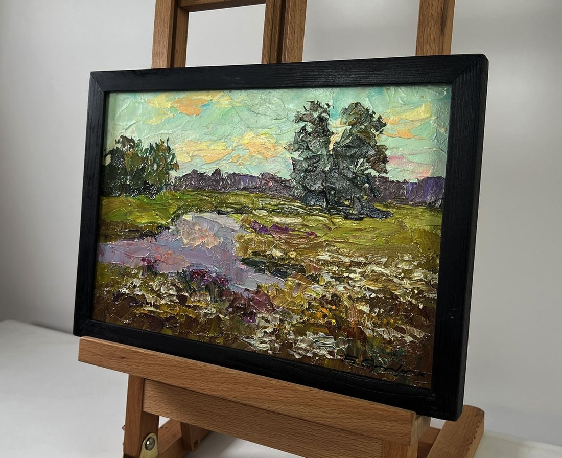 Oil painting Sunny days and boundless joy of nature Boris Serdyuk - 2