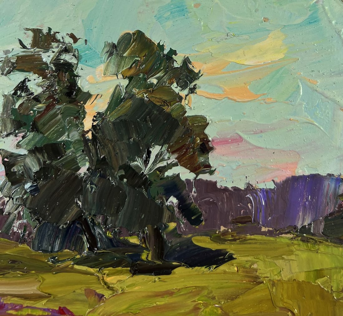 Oil painting Sunny days and boundless joy of nature Boris Serdyuk - 4