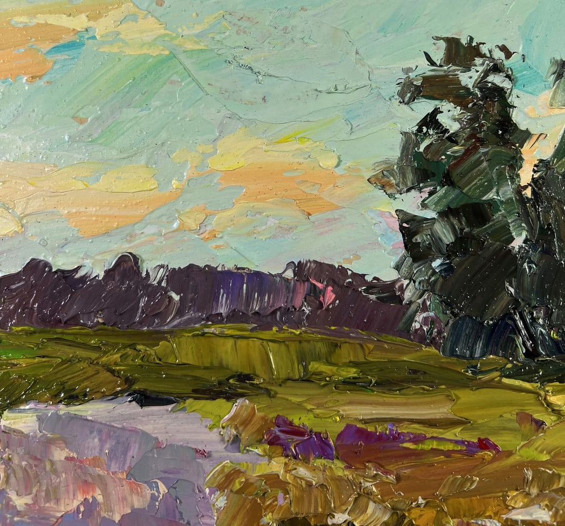 Oil painting Sunny days and boundless joy of nature Boris Serdyuk - 5