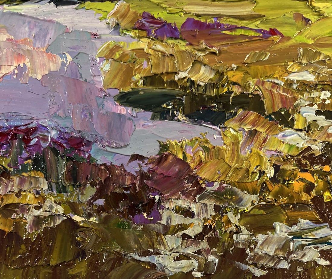 Oil painting Sunny days and boundless joy of nature Boris Serdyuk - 8