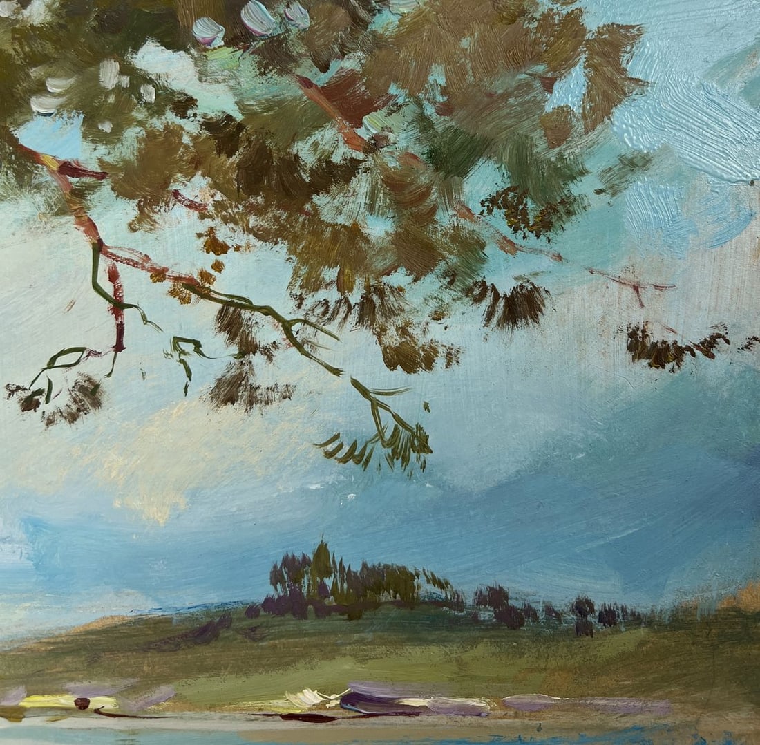 Oil painting River in the arms of the forest Yuriy Suprunchuk - 6