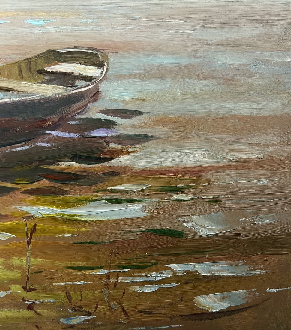 Oil painting River in the arms of the forest Yuriy Suprunchuk - 7