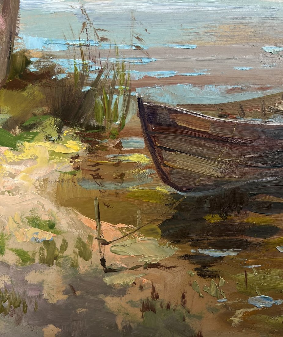 Oil painting River in the arms of the forest Yuriy Suprunchuk - 8