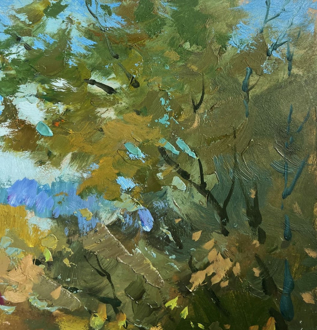 Oil painting Summer day in the outback Yuriy Suprunchuk - 4