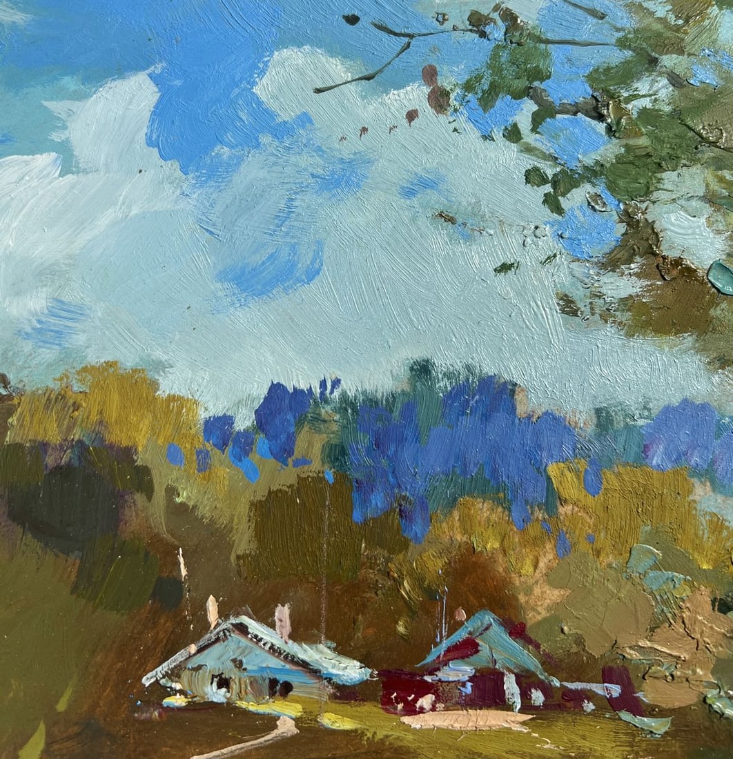 Oil painting Summer day in the outback Yuriy Suprunchuk - 5