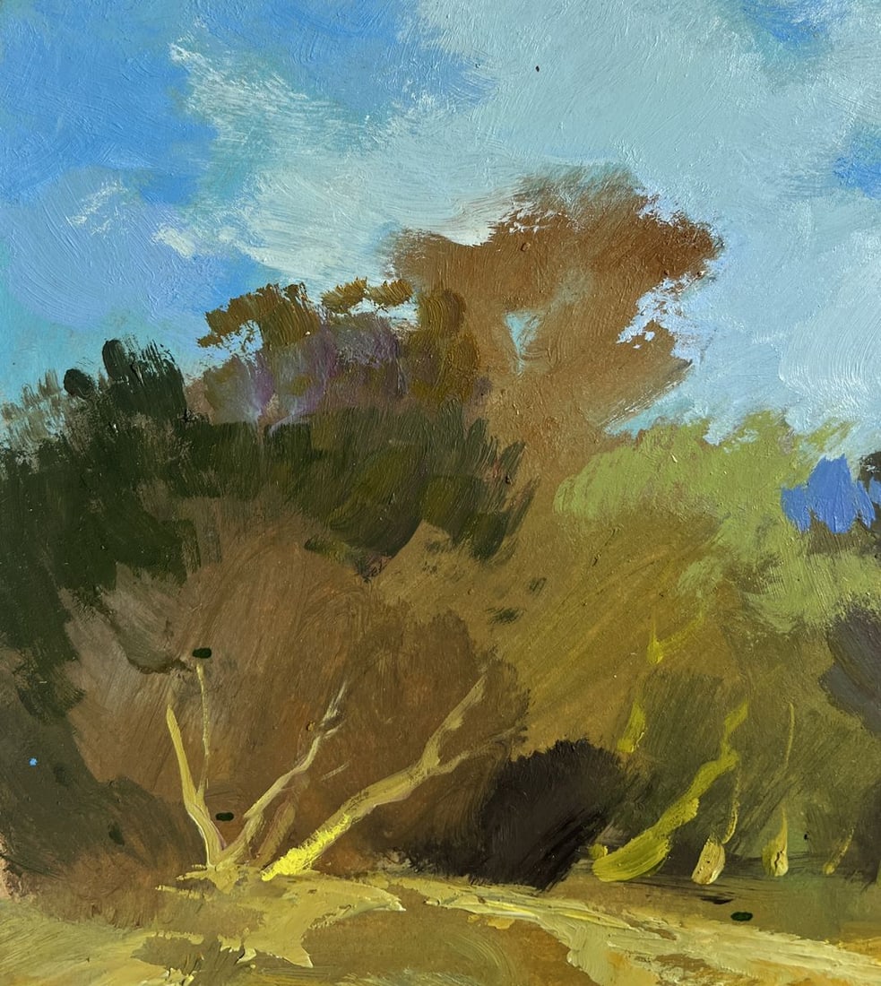 Oil painting Summer day in the outback Yuriy Suprunchuk - 6