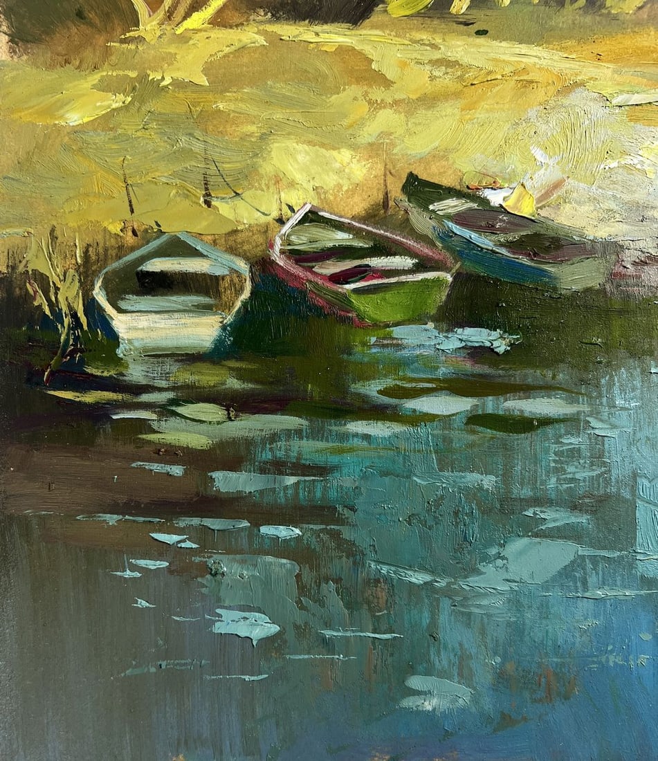 Oil painting Summer day in the outback Yuriy Suprunchuk - 7