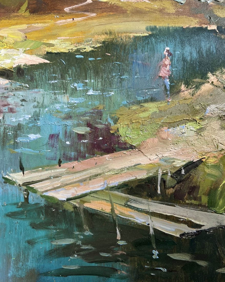 Oil painting Summer day in the outback Yuriy Suprunchuk - 8