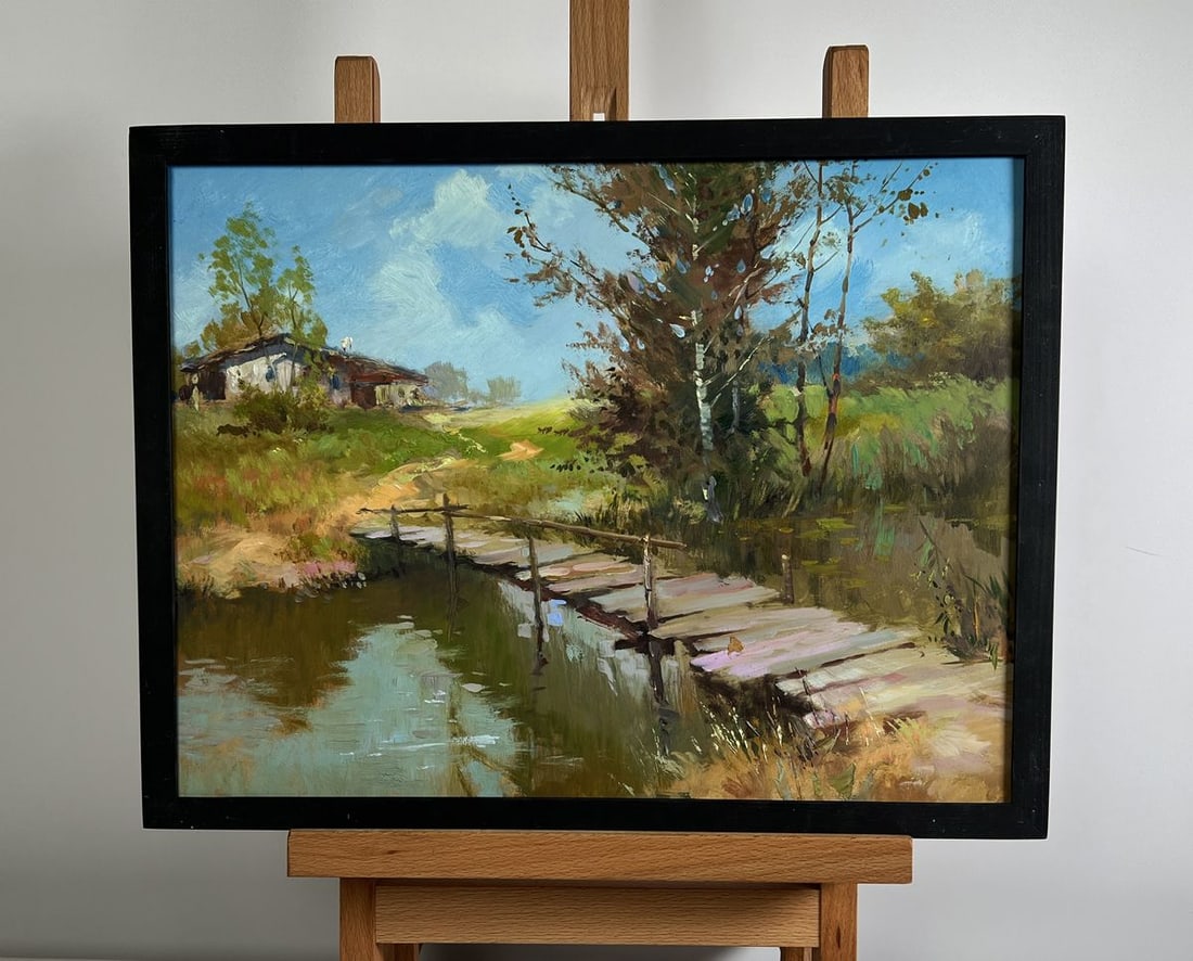 Oil painting The Road Leading Home Yuriy Suprunchuk (1 of 10)