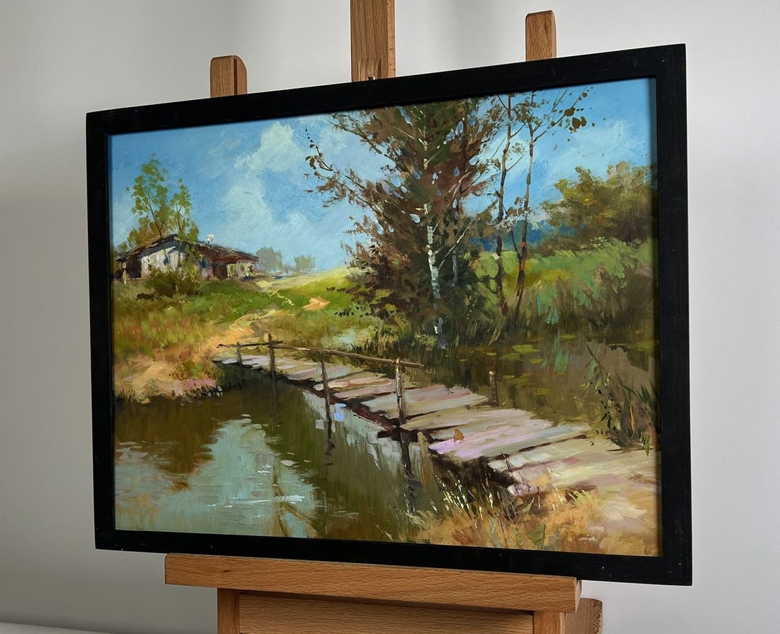 Oil painting The Road Leading Home Yuriy Suprunchuk - 2