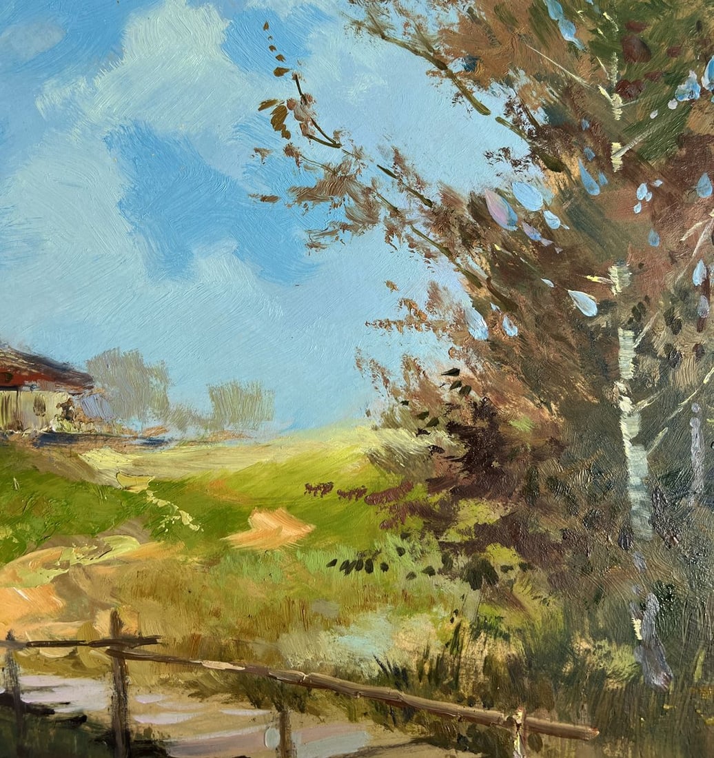 Oil painting The Road Leading Home Yuriy Suprunchuk - 5