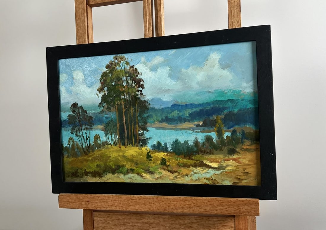 Oil painting River in green embrace Yuriy Suprunchuk - 2