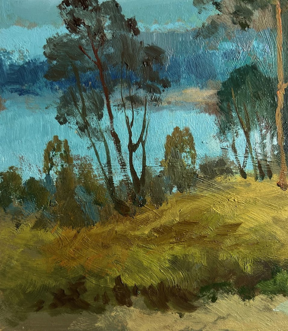 Oil painting River in green embrace Yuriy Suprunchuk - 7