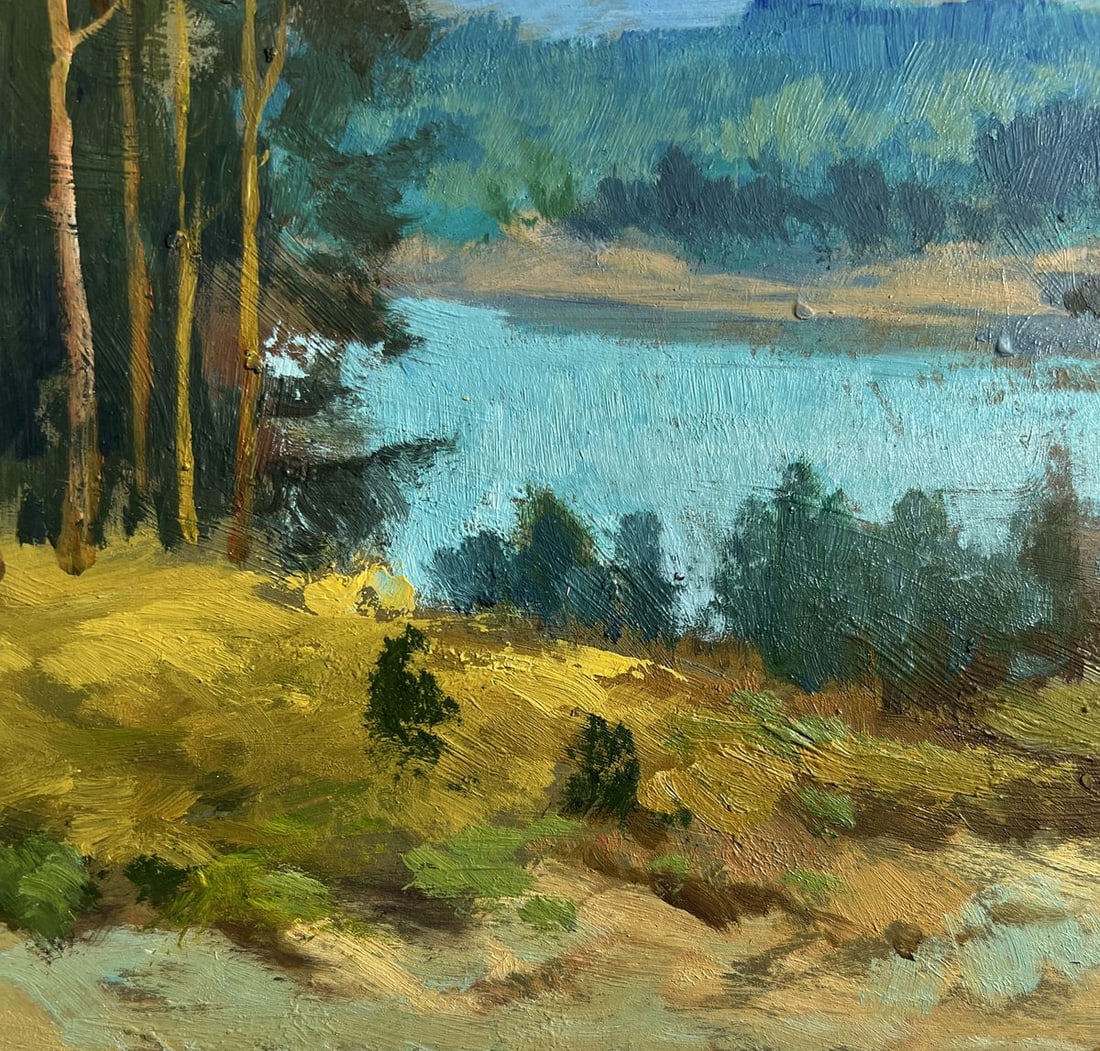 Oil painting River in green embrace Yuriy Suprunchuk - 8