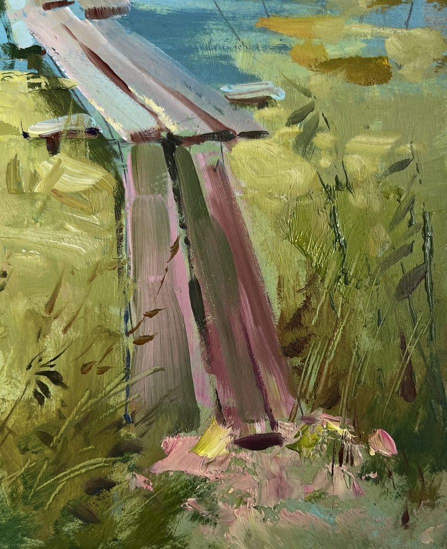 Oil painting Boats at rest by the river Yuriy Suprunchuk - 8