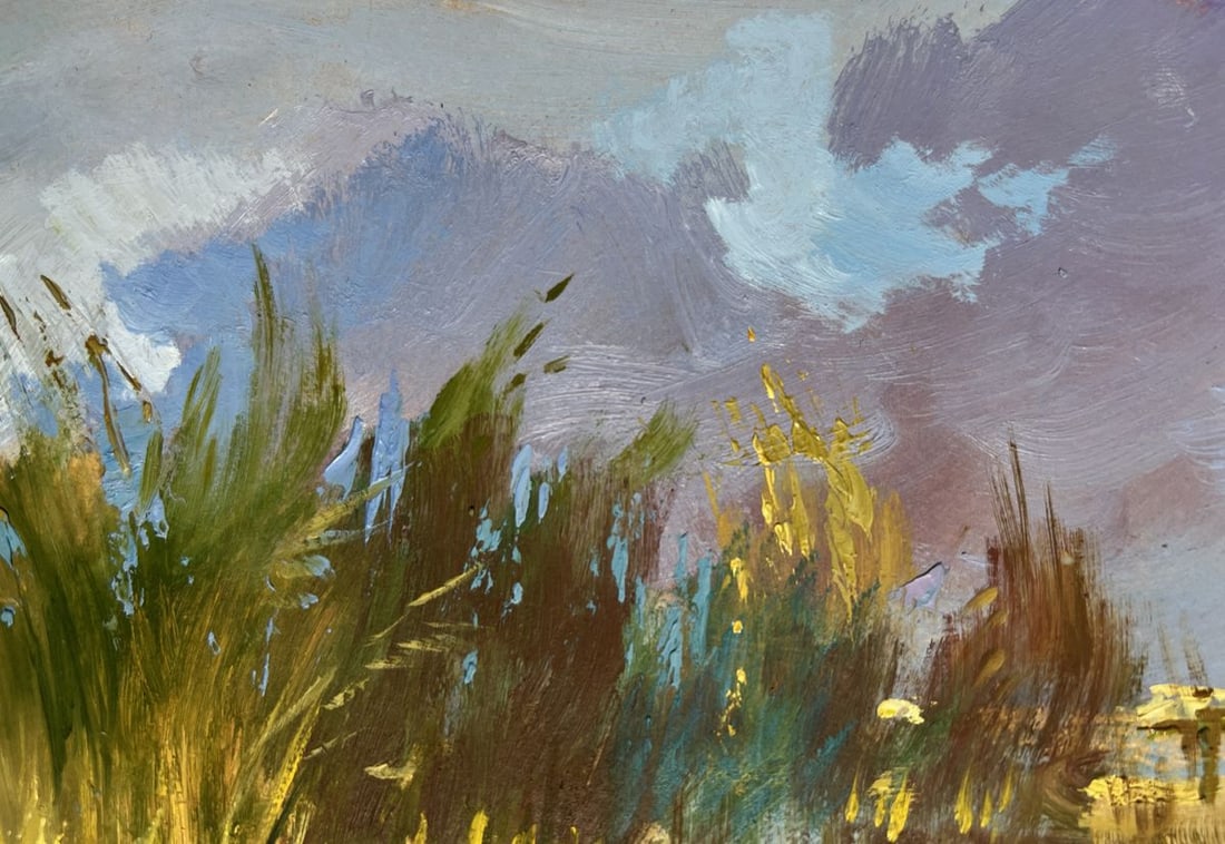 Oil painting A boat among the reeds Yuriy Suprunchuk - 8