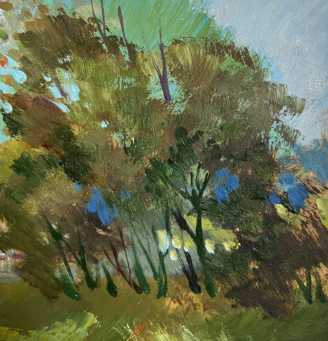 Oil painting A quiet ferryman in the village Yuriy Suprunchuk - 4