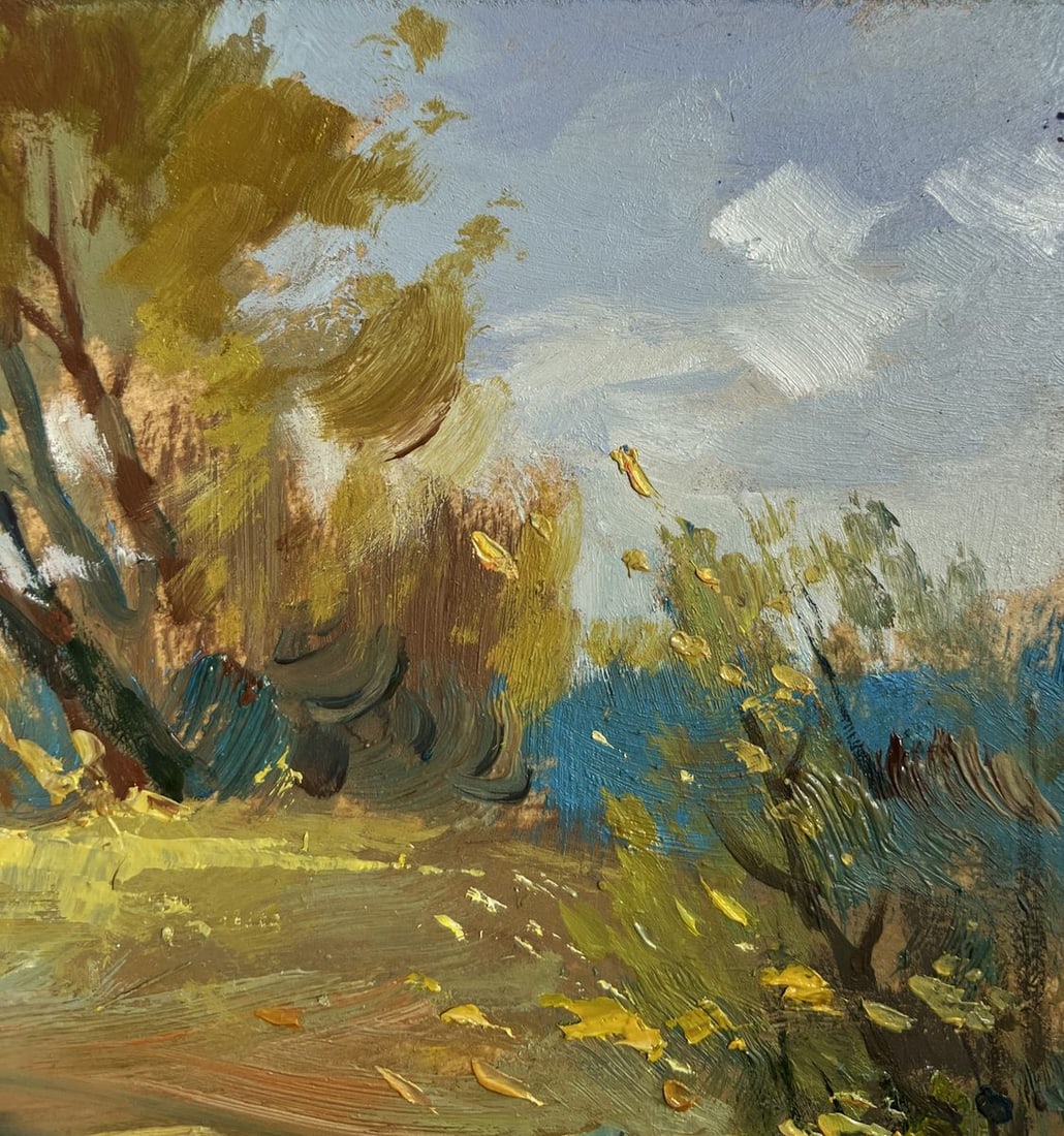 Oil painting Summer peace on the river Yuriy Suprunchuk - 4