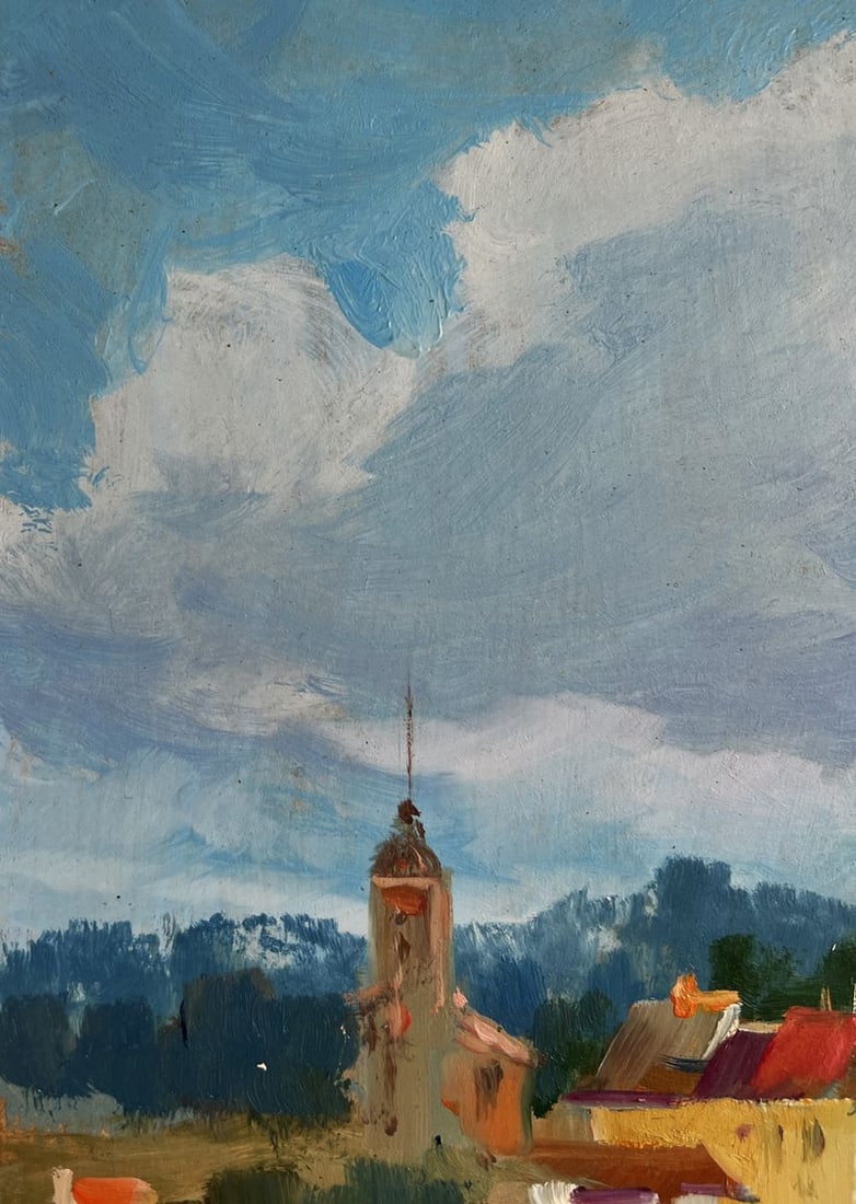 Oil painting Boats off the city coast Yuriy Suprunchuk - 5