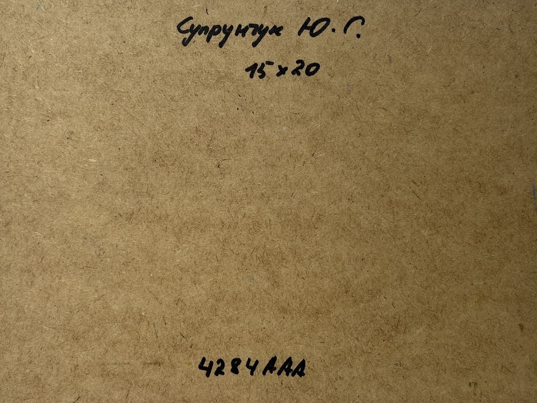 Oil painting River in golden foliage Yuriy Suprunchuk - 8