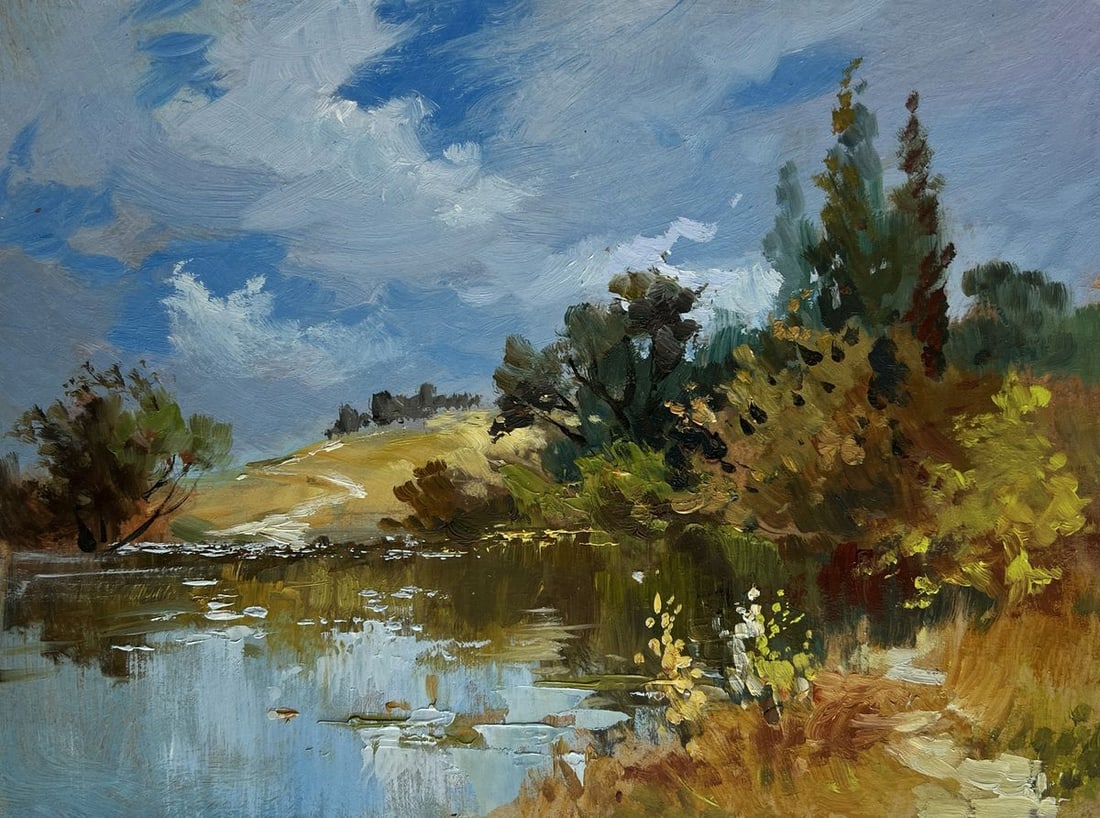 Oil painting A lost corner of nature Yuriy Suprunchuk - 3