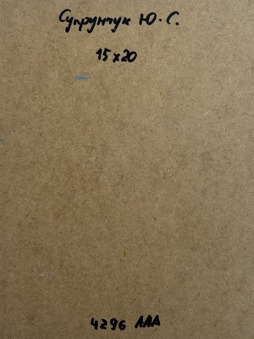 Oil painting A boat by a lonely tree Yuriy Suprunchuk - 8