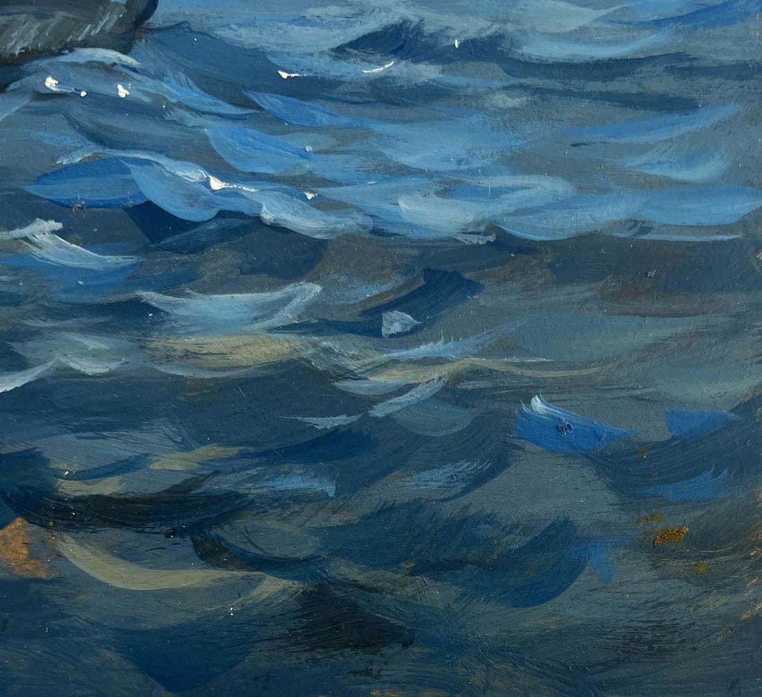 Oil painting In the evening in a boat Yuriy Suprunchuk - 7