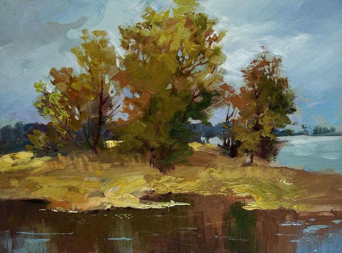 Oil painting Autumn melancholy Yuriy Suprunchuk - 3