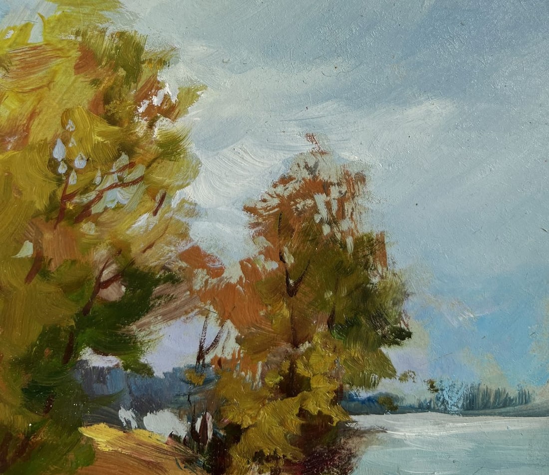 Oil painting Autumn melancholy Yuriy Suprunchuk - 4