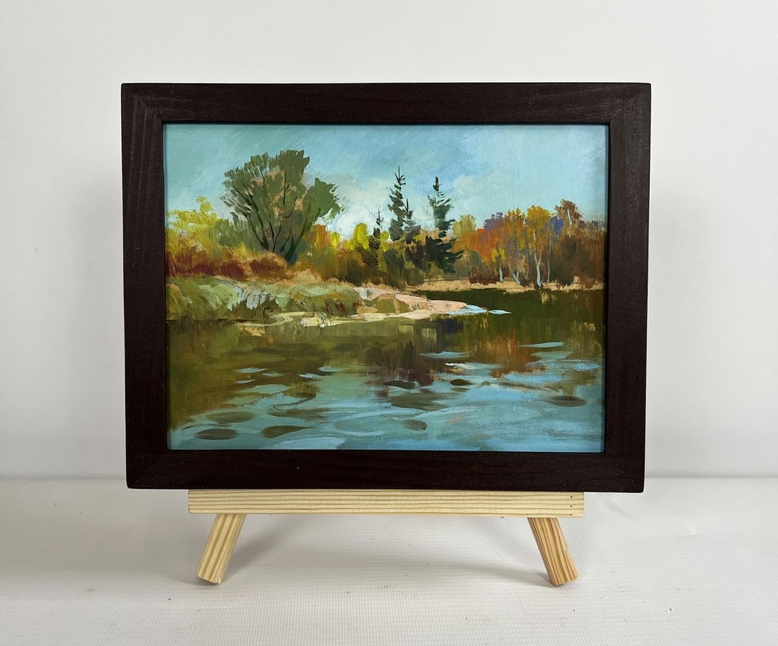 Oil painting Getting out into nature Yuriy Suprunchuk (1 of 8)