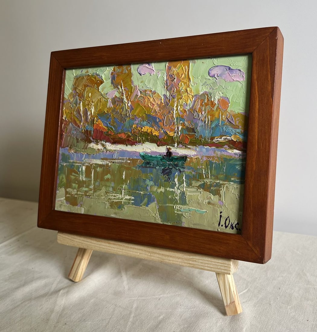 Oil painting Early autumn has arrived Oksana Kalenyuk - 2