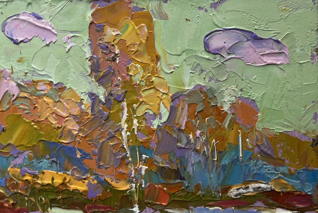 Oil painting Early autumn has arrived Oksana Kalenyuk - 6