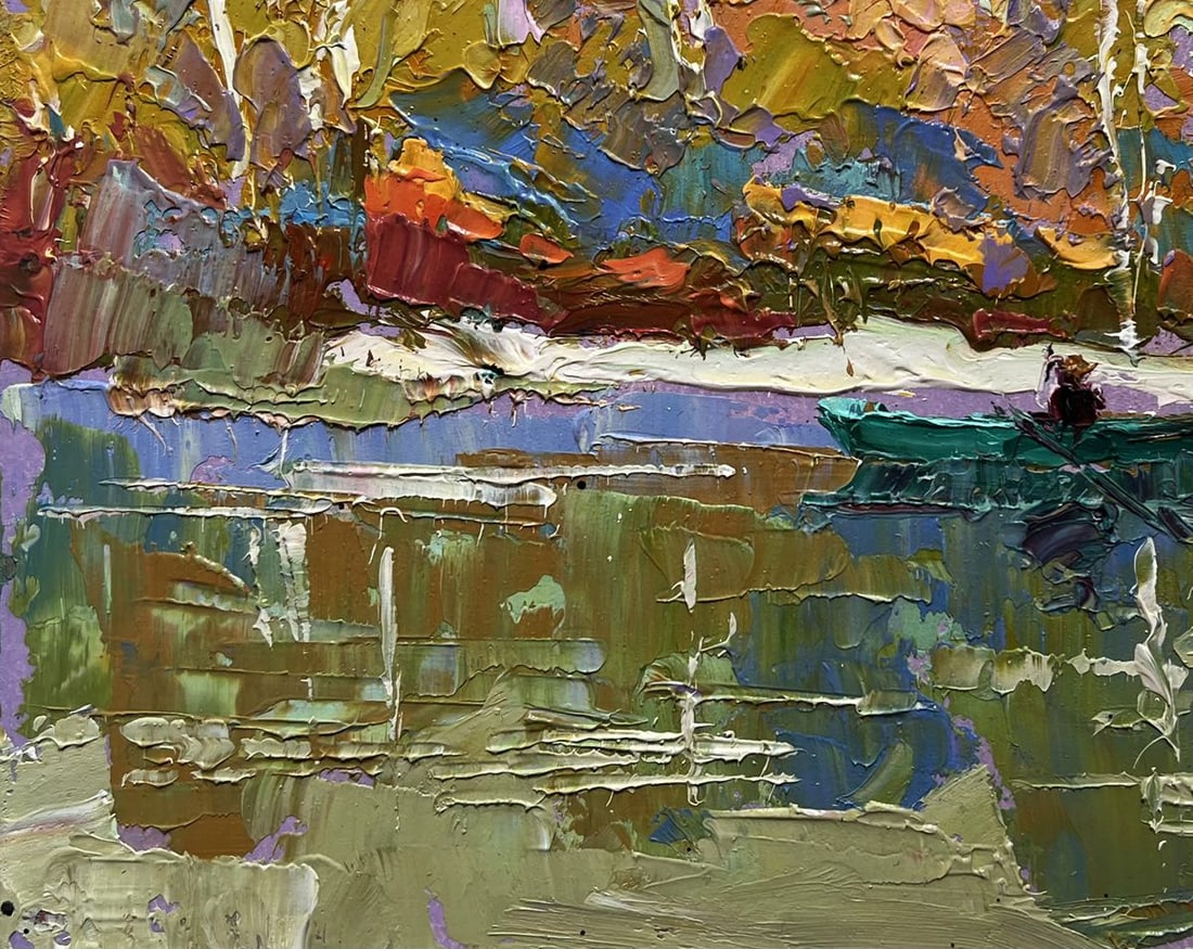 Oil painting Early autumn has arrived Oksana Kalenyuk - 7