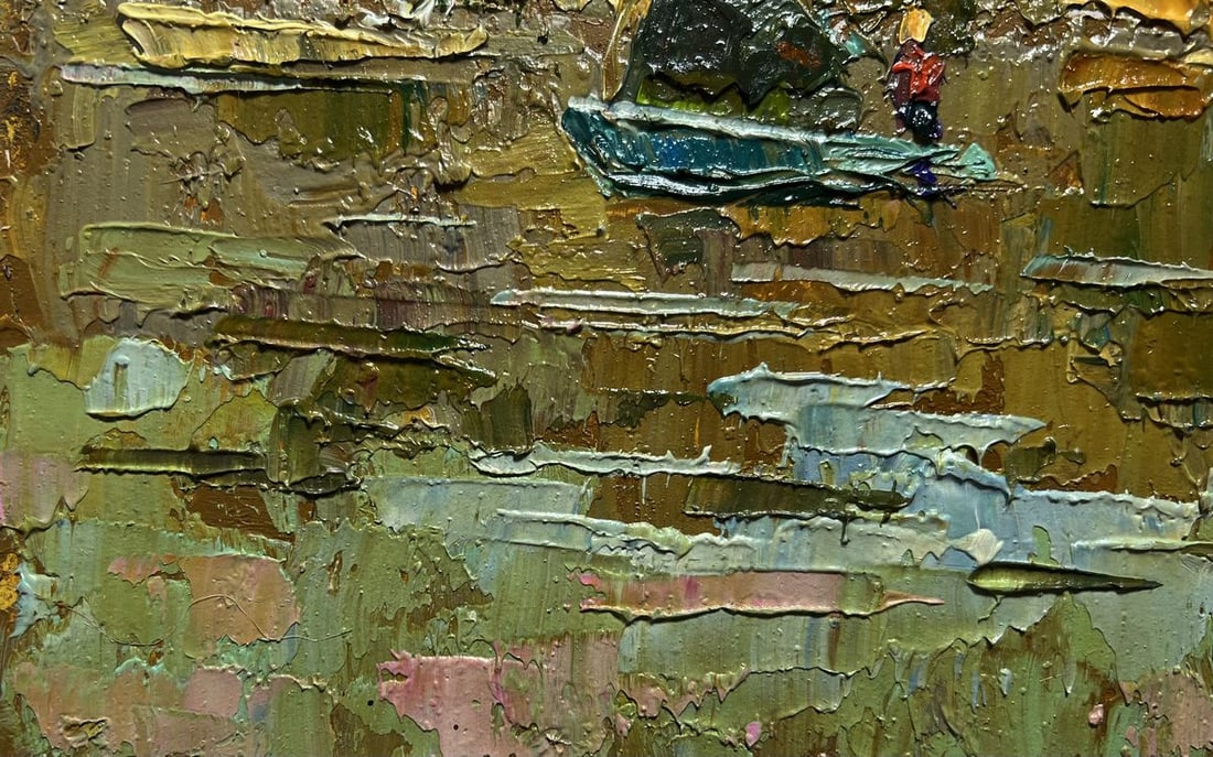 Oil painting The boats are sailing Alex Kalenyuk - 5