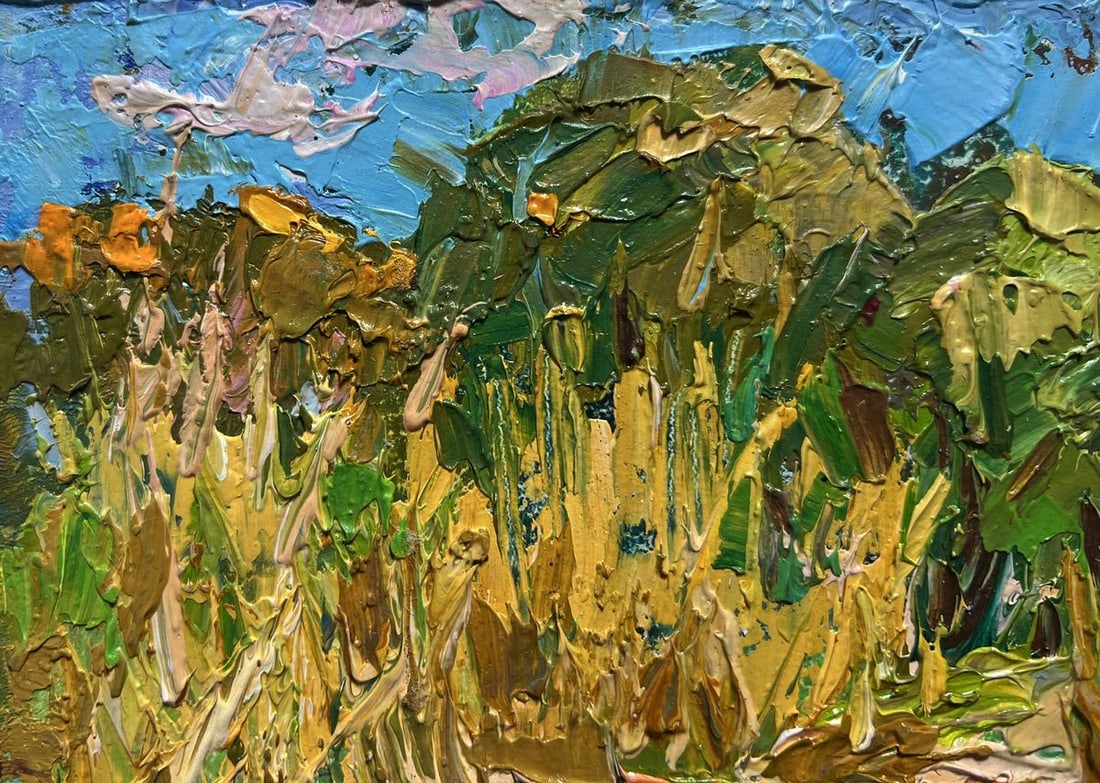 Oil painting Boats on the shore Alex Kalenyuk - 4