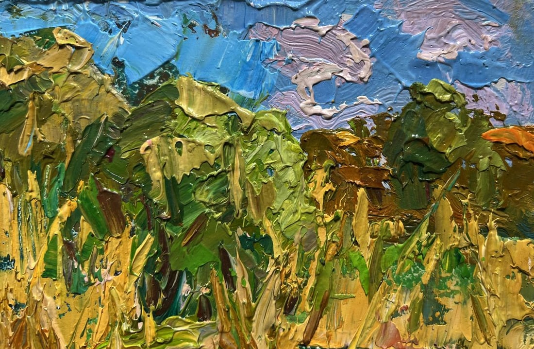 Oil painting Boats on the shore Alex Kalenyuk - 6