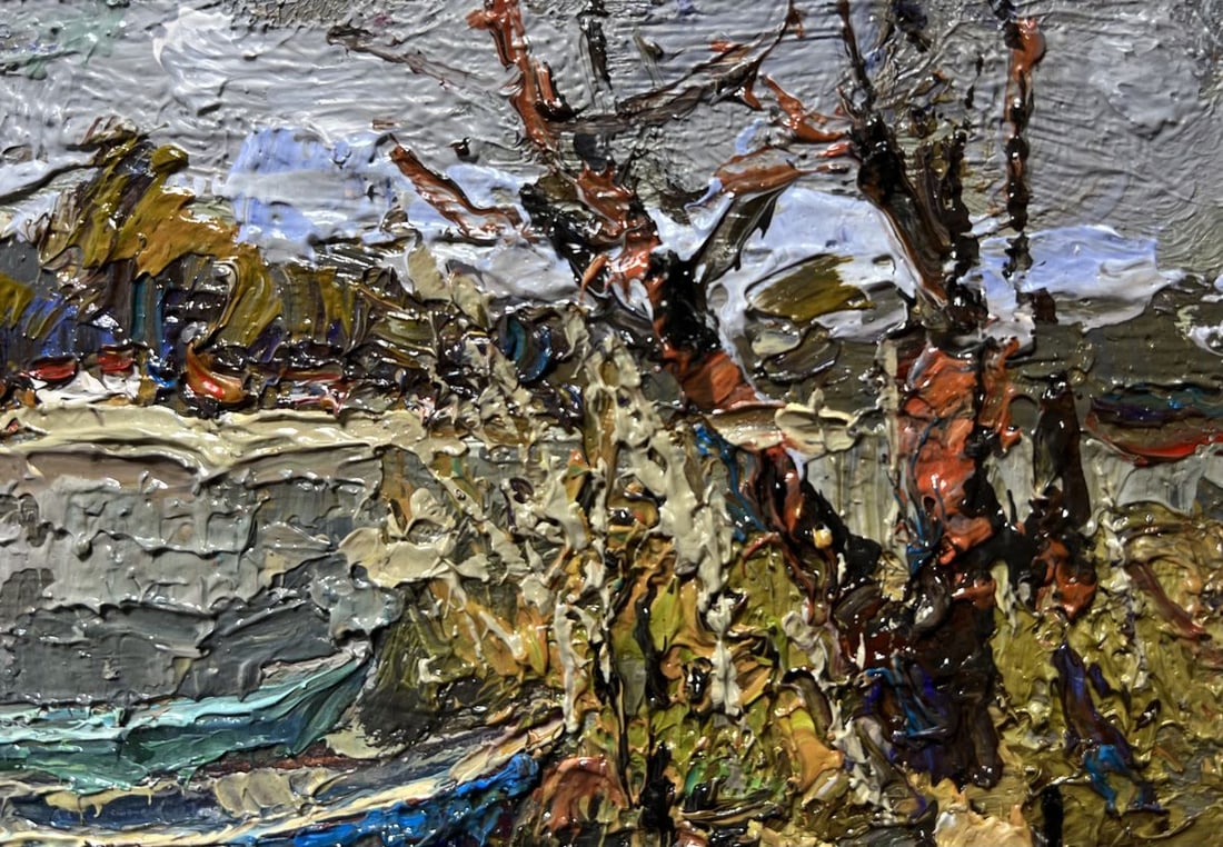 Oil painting Autumn melancholy Oksana Kalenyuk - 6