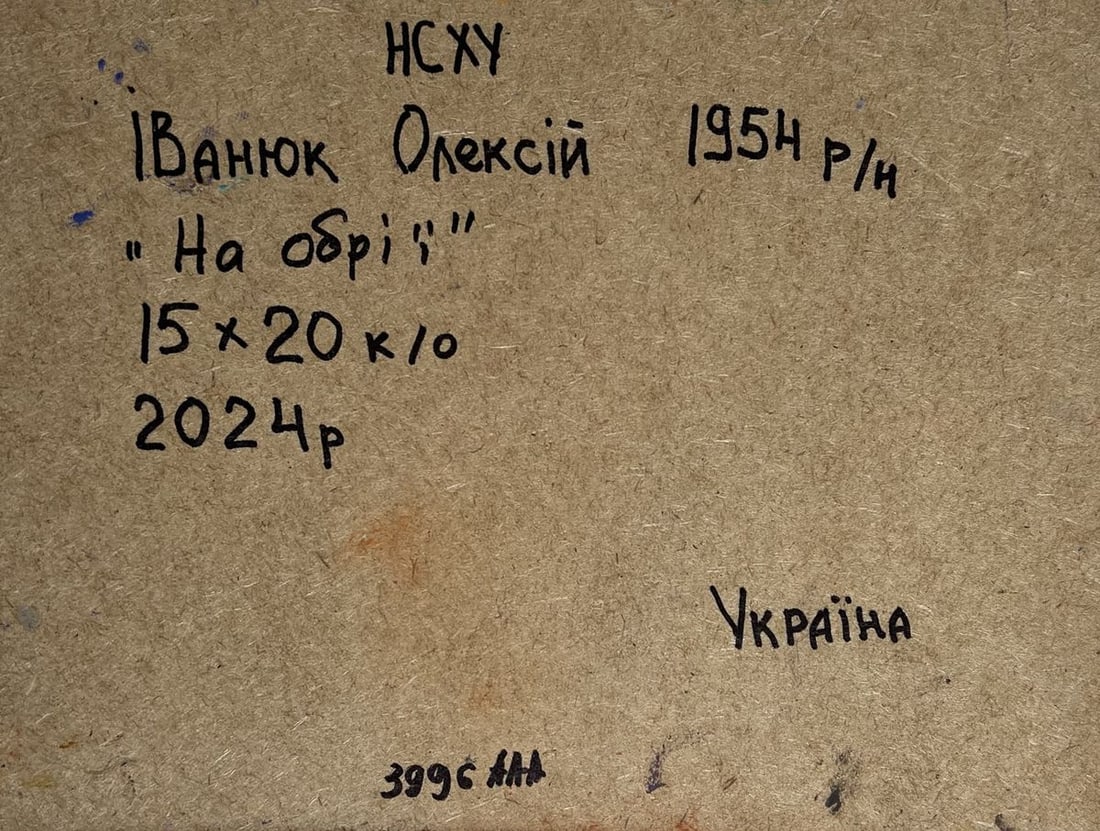 Oil painting Covered with grey clouds Alex Kalenyuk - 10