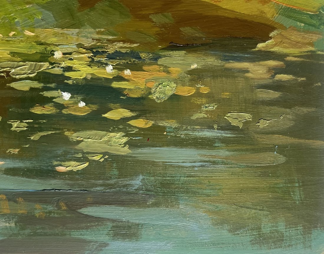 Oil painting On a summer nature holiday Yuriy Suprunchuk - 7